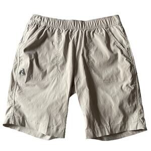 Eddie Bauer First Ascent Ripstop Shorts Size 4 Pull On Tan Hiking Casual
